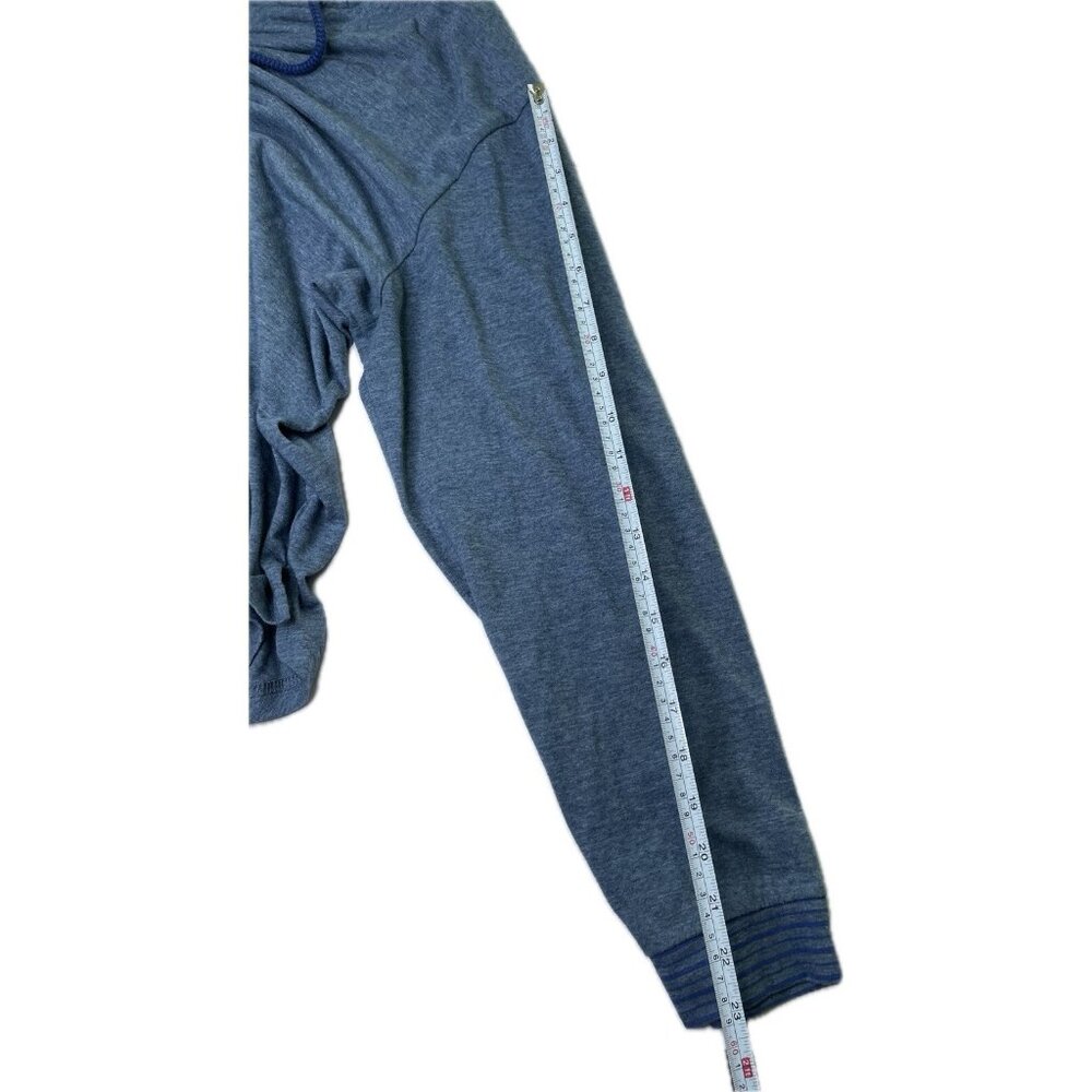 Jason Wu x EVA Air Men’s Blue Cowl Neck Lounge Hoodie Shirt Size L - Picture 6 of 8